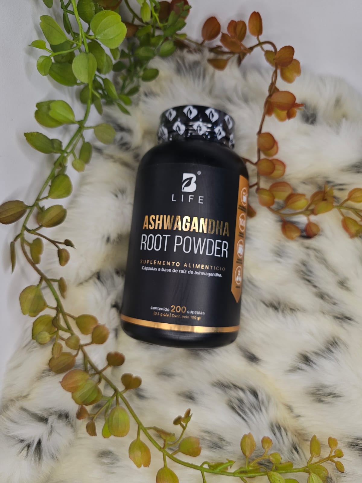 Ashwagandha Root Powder 200 Cap B Life