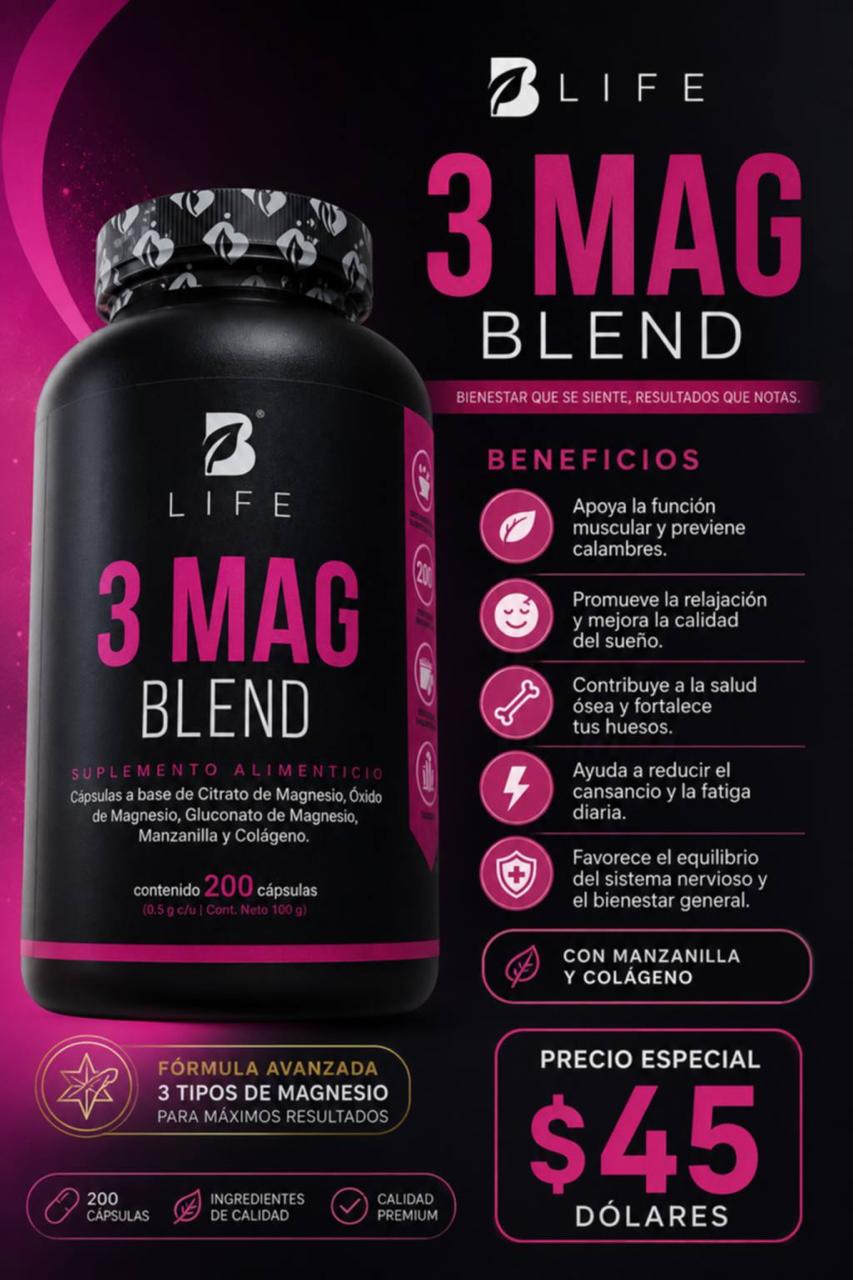 3 Mag Blend 200 Cap
